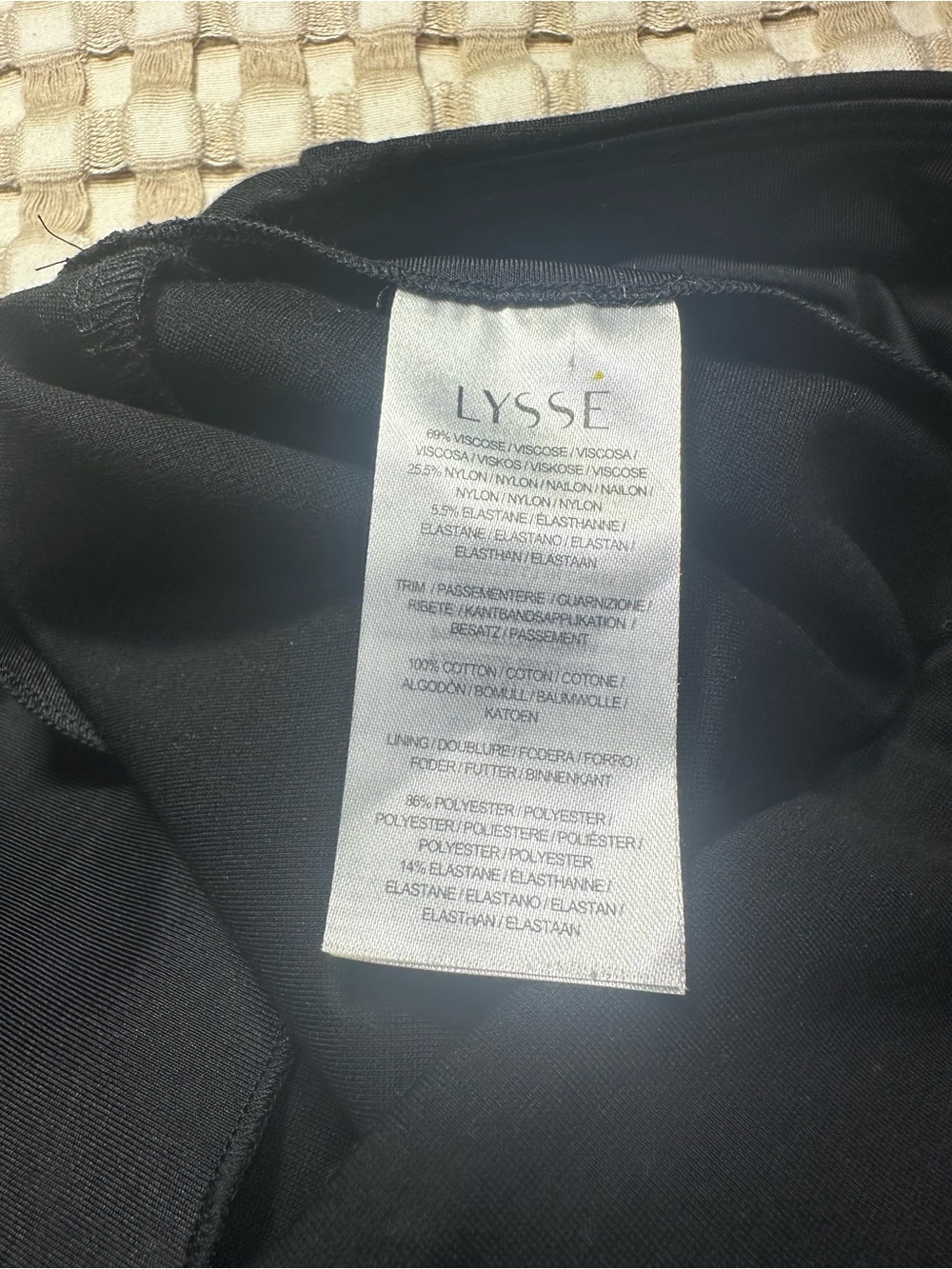 Lysse Black Pull On Fringe-Hem Cropped Wide-Leg Pants Women’s Small - Picture 7 of 8